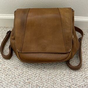 Buffalo Jackson Walker Genuine Leather Small Backpack Magnetic Closure